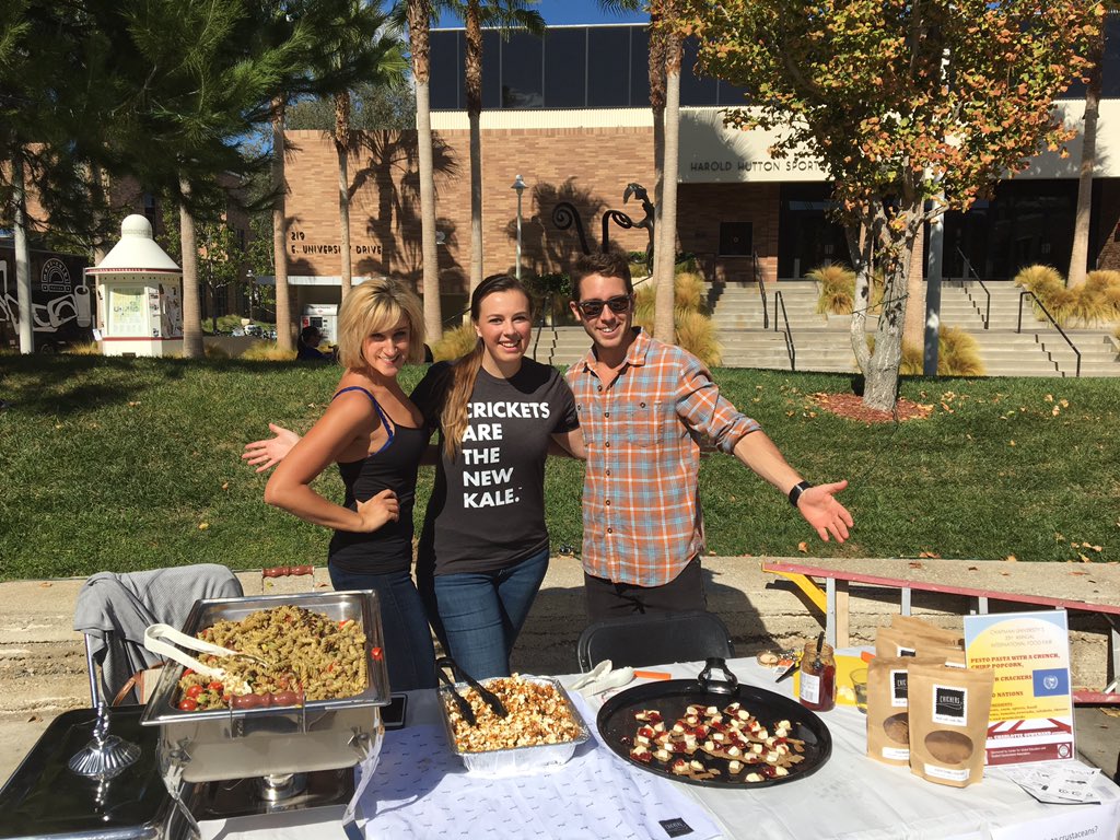 GoldenMetugi's tweet photo. Phenomenal response to our cricket dishes today! Pasta, Caramel Popcorn and @TheRealCrickers more on IG goldenmetugi https://t.co/dwkKkhir4N