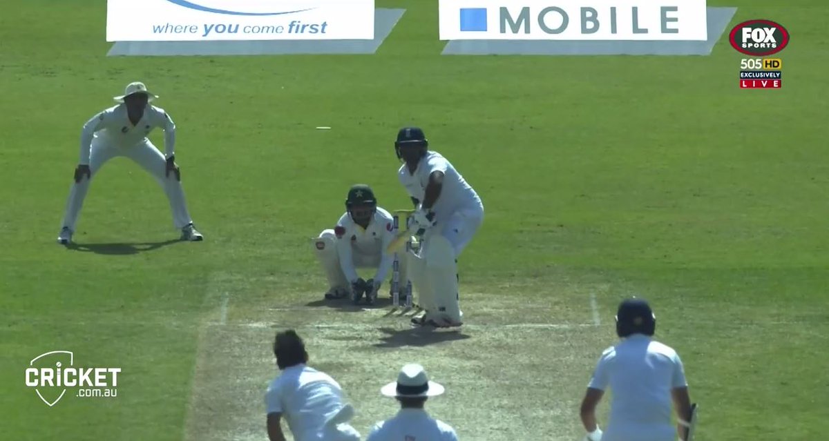cricketcomau's tweet photo. WHAT. A. BALL! Watch the Yasir Shah delivery that had everyone talking: https://t.co/6oeqqPfBVd #PAKvENG https://t.co/dhjBN3rgf6