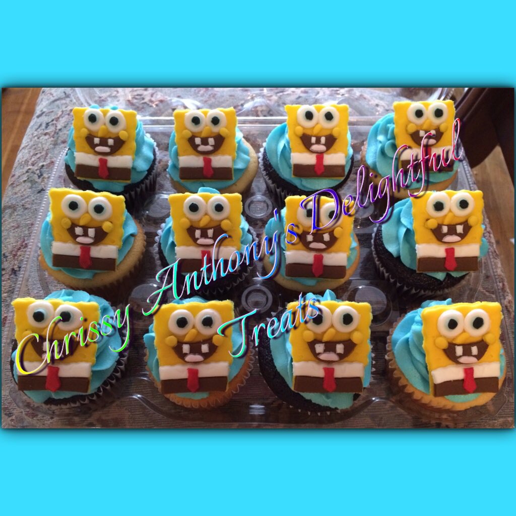 SpongeBob Cupcakes