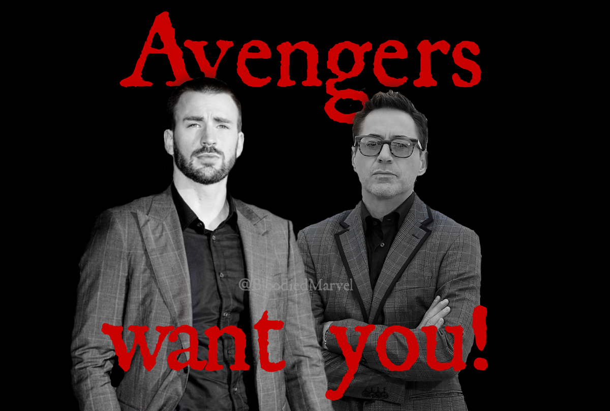The #AvengersFamily want YOU!

Check out the open roles at bloodiedmarvelrp.weebly.com/avengers1.html

 <a href="/PimpingNatasha/">Natasha Wright</a> @DorkFacePimp