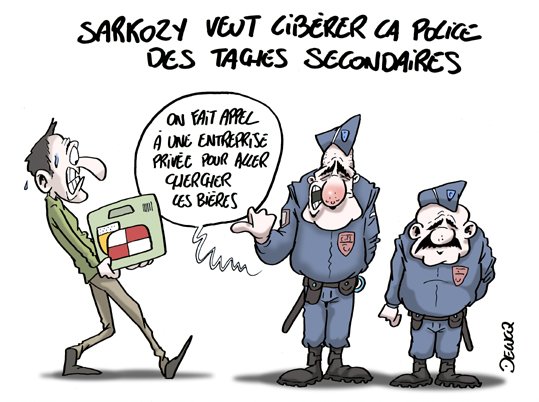 DelucqX's tweet photo. Ce sont les mêmes qui trinquent #dessindepresse #Sarkozy #police https://t.co/nPAQgQkXLK