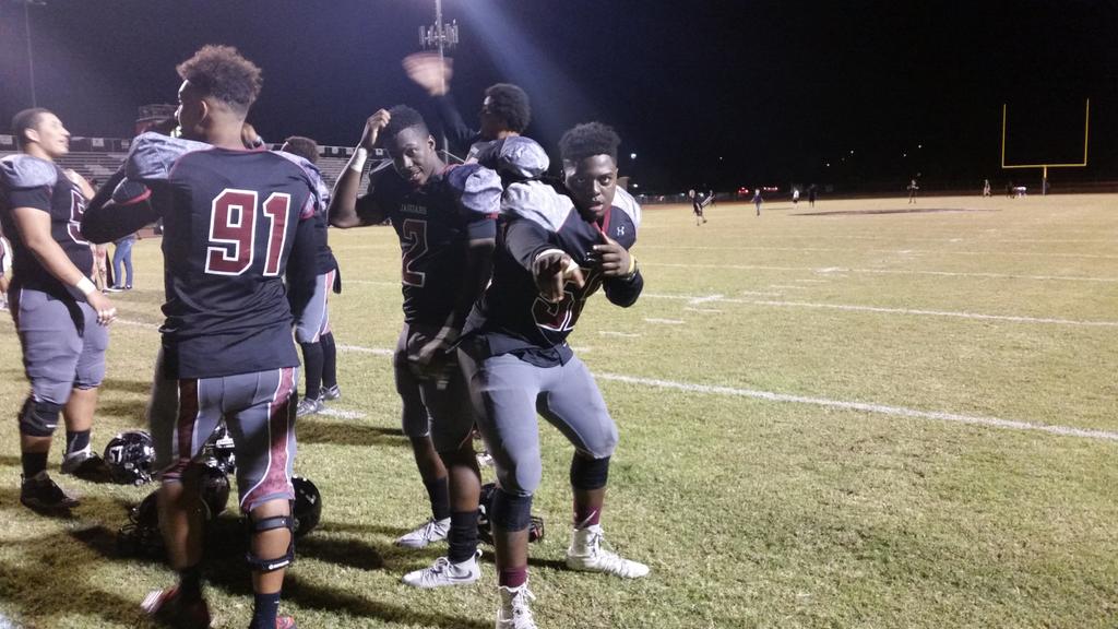 Andre Elmore celebrating after take a W <a href="/Aztec_Football/">Assabet Football</a>  @DRHSVarsityRep <a href="/dre008/">Andre Elmore Sr</a> <a href="/NAU_Football/">NAU Football</a> <a href="/HuskyBeatFB/">Huskies Football</a>