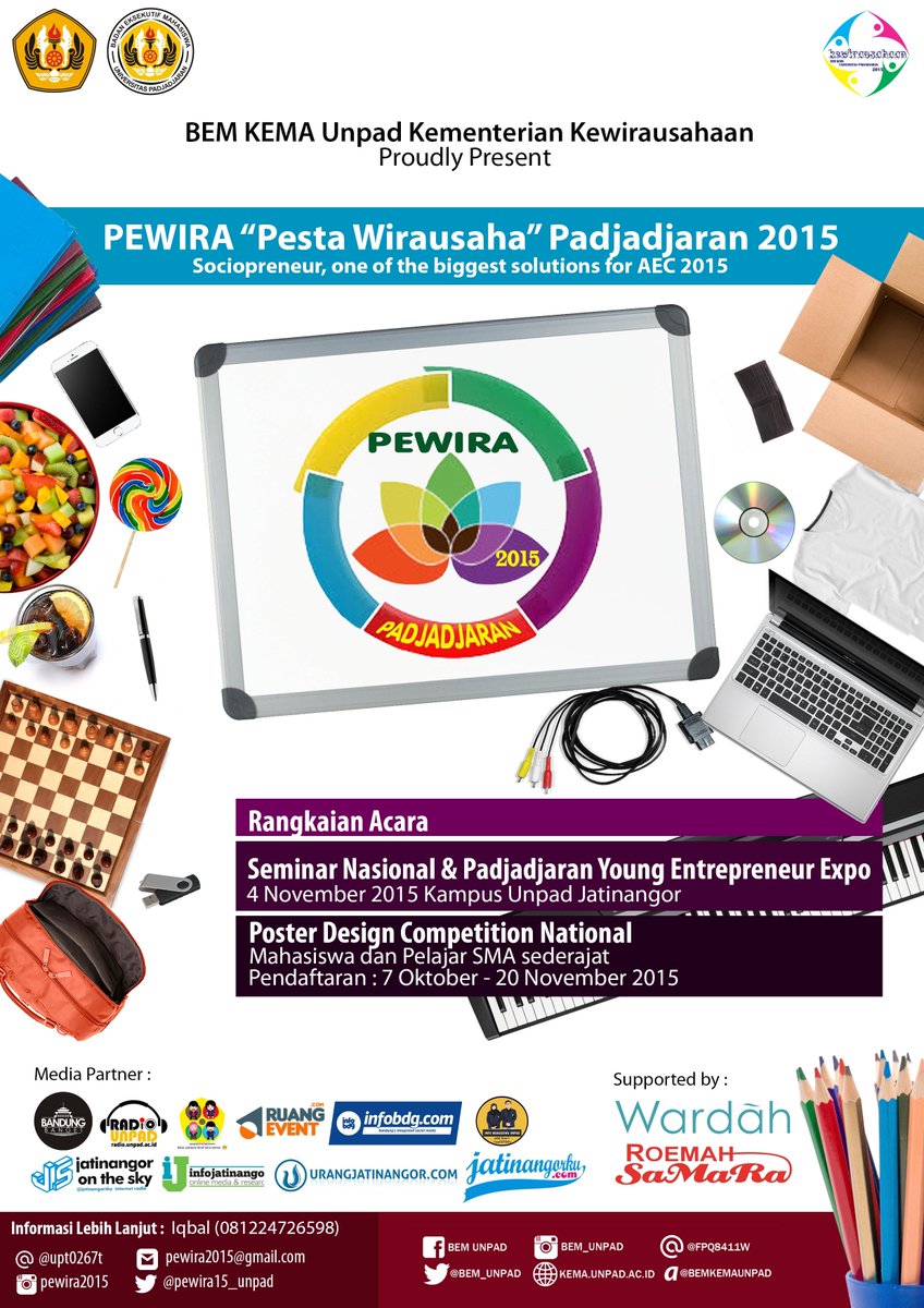<a href="/bem_unpad/">BEM Kema Unpad</a> presents <a href="/pewira15_unpad/">Pewira UNPAD 2015</a> | rangkaian acara seminar dan poster design competition dimulai dari 4 Nov 2015!