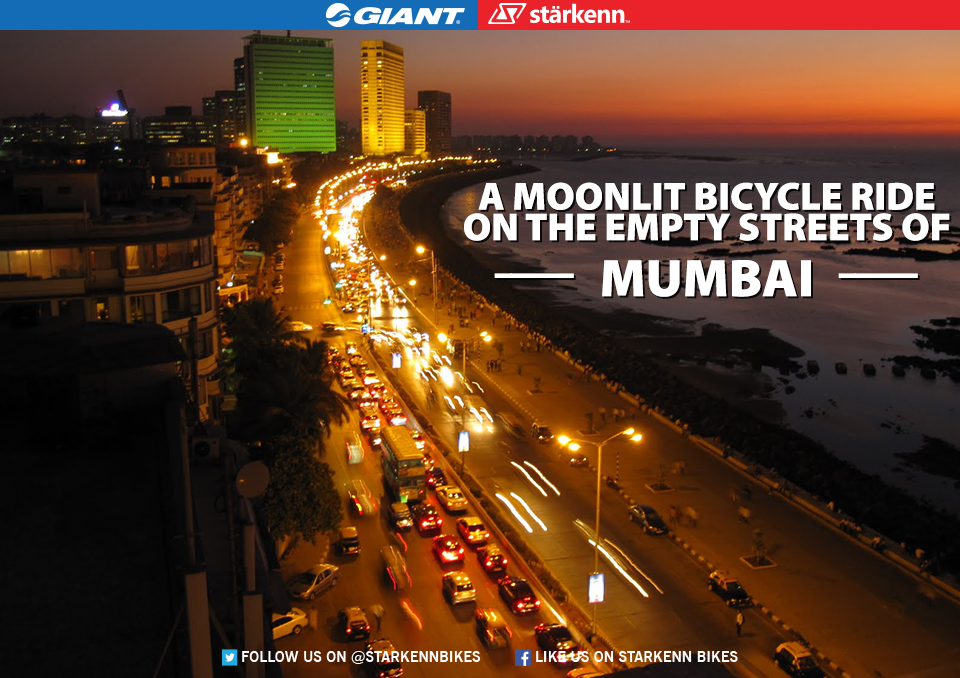 StarkennBikes's tweet photo. Night cycling is always fun. But even more amazing are the otherwise crowded empty streets of Mumbai. #Starkenn https://t.co/yb5O1fXQ8O