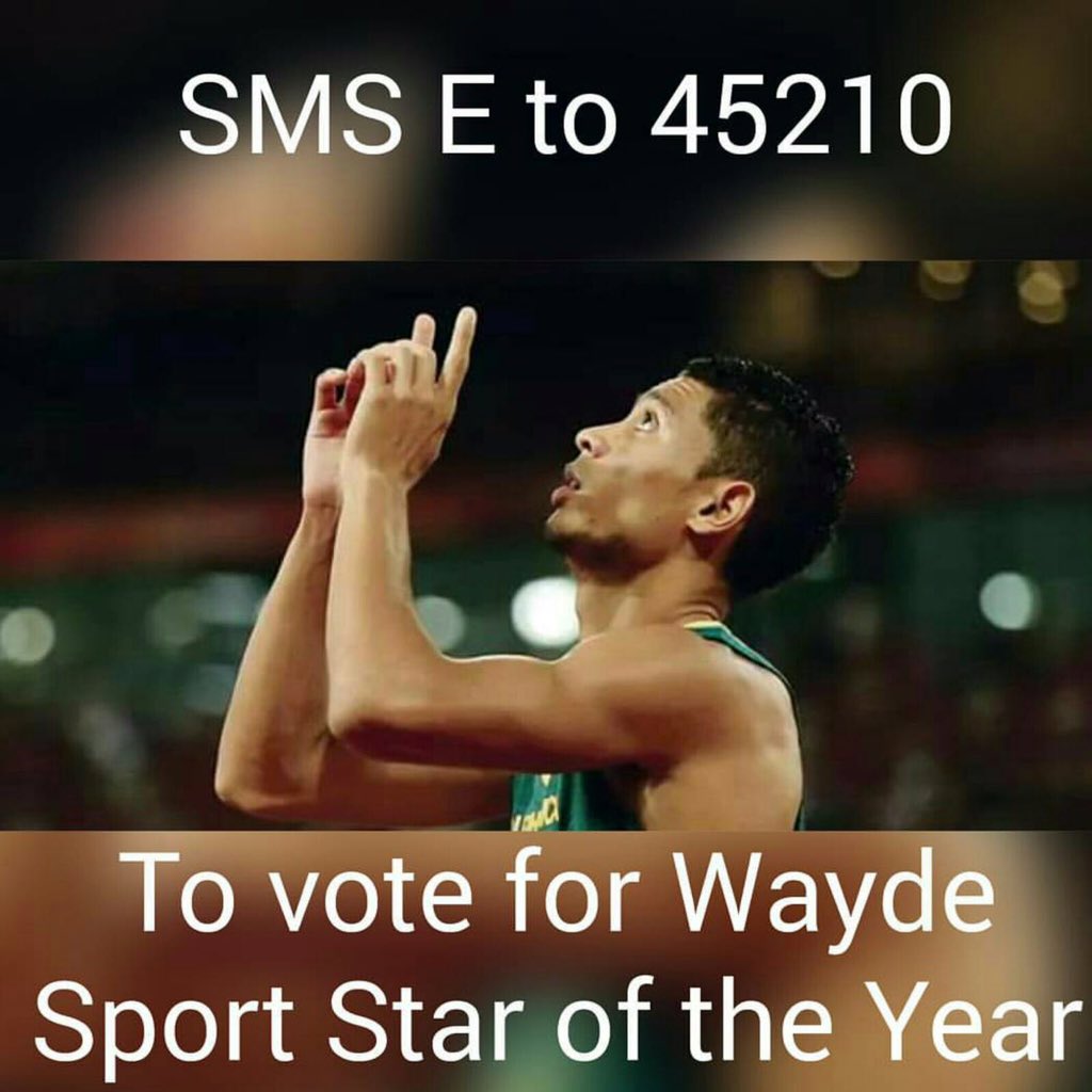 sportmansa's tweet photo. Vote for this guy @WaydeDreamer. No one deserves it more @_Ambitious_jay @AkaniSimbine @henrichob @LindseyParryZA https://t.co/CFlLFfgFxG