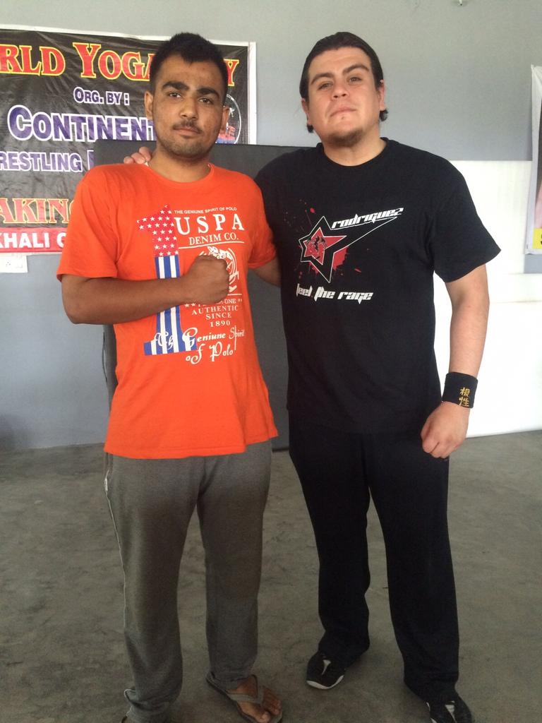 parul_deshwal's tweet photo. Me and my coach in#Cwe #continental wresling entertainment https://t.co/pHgDHgbRjk