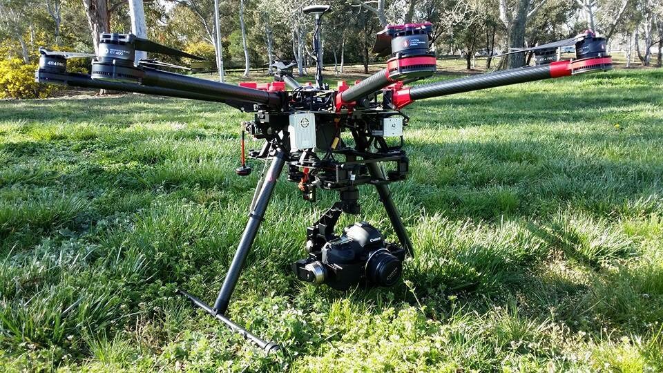 Meet Bessy, our DJI S1000. She carries a Canon 5D, great for construction progress shots! ow.ly/UdL8j