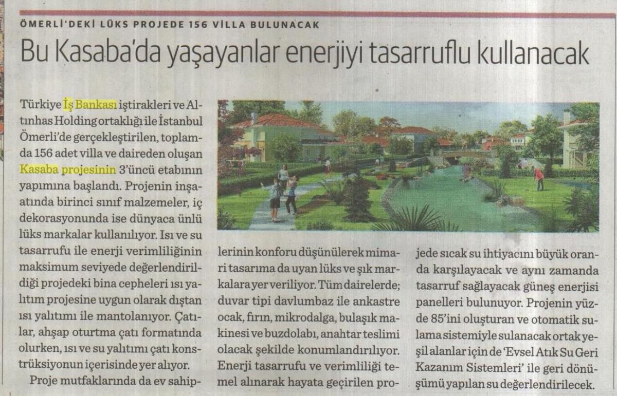 4.11.2015 Dünya Gazetesi Haber Yansıması