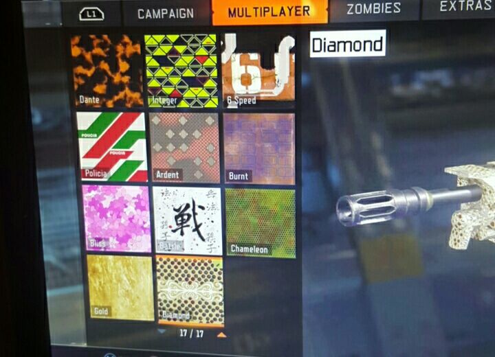 Intense_Fury's tweet photo. Camos for bo3. Diamond looks wierd.... I like it @DavidVonderhaar https://t.co/yB3c9bDDFO