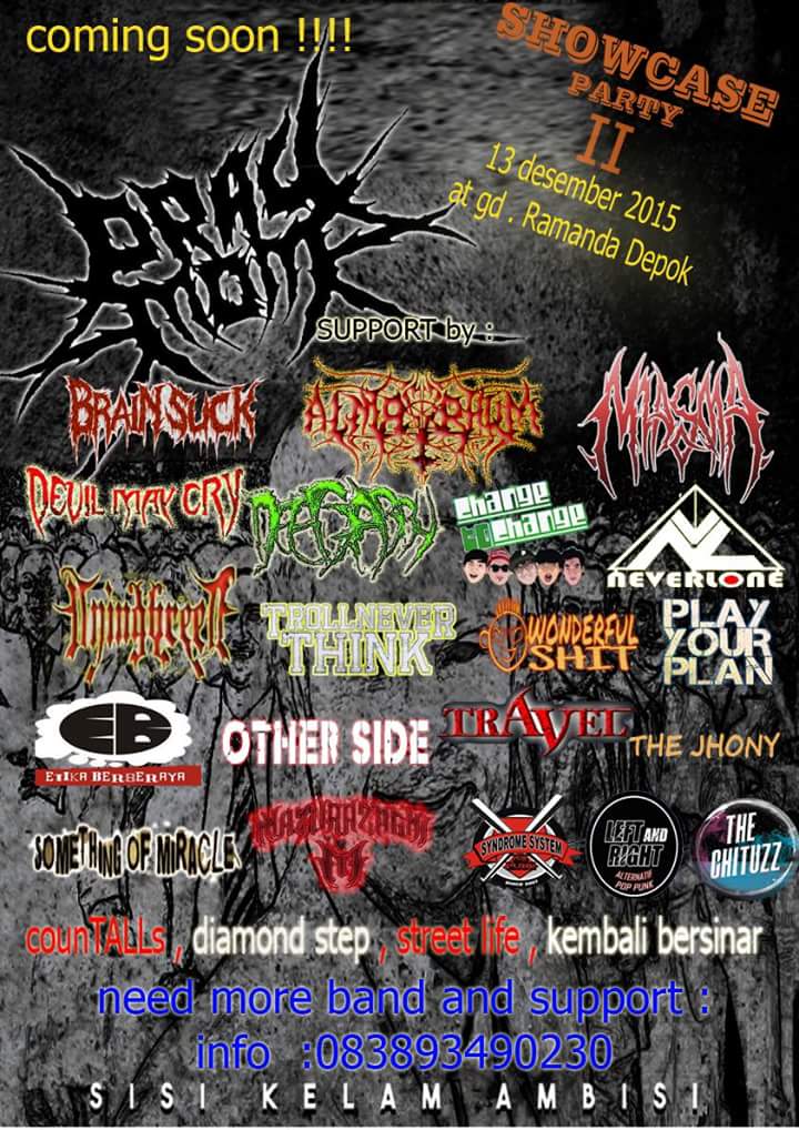 <a href="/pecahabiss/">Pecah Abis Dot Com</a> "SHOWCASE PARTY PRAY MOM"#2 13 desember 2015 at ramanda depok , come on and join guys \m/