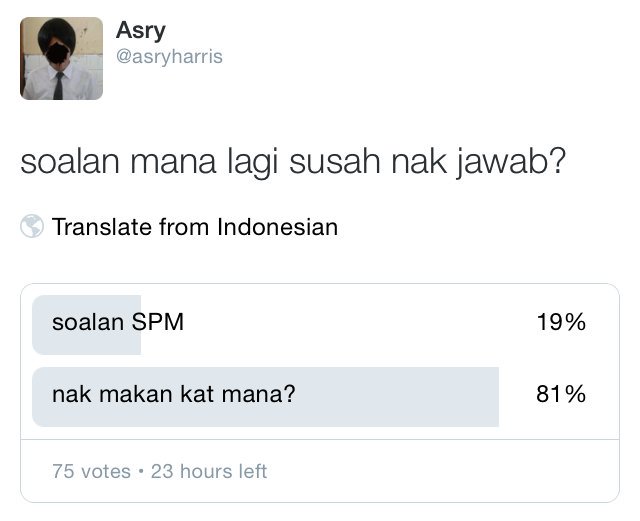 asryharris's tweet photo. retweet bagi semua budak SPM tahu https://t.co/VaxuIPGH9S