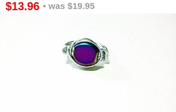m00dtherapy's tweet photo. STOREWIDE SALE! Sterling Silver Rainbow Obsidian Wire Wrapped Ring Ster… https://t.co/2mBD9lA9KO #pht1 #ObsidianRing https://t.co/HWoWBmZ5O0