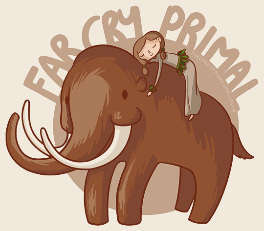 FarCryFR's tweet photo. #PetitCetaitInjusteQuand Maman ne voulait pas qu'on ait un Mammouth ! #fanart de fireproofmarshmallow #FarCryPrimal https://t.co/O6XZHFHHpH