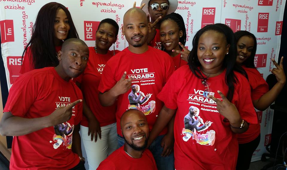 RISEfm943's tweet photo. RISE fm is FULLY behind #TeamKarabo.
Join the movement.

Please ReTweet?

@MoganeKarabo https://t.co/zmmeuHRCYT