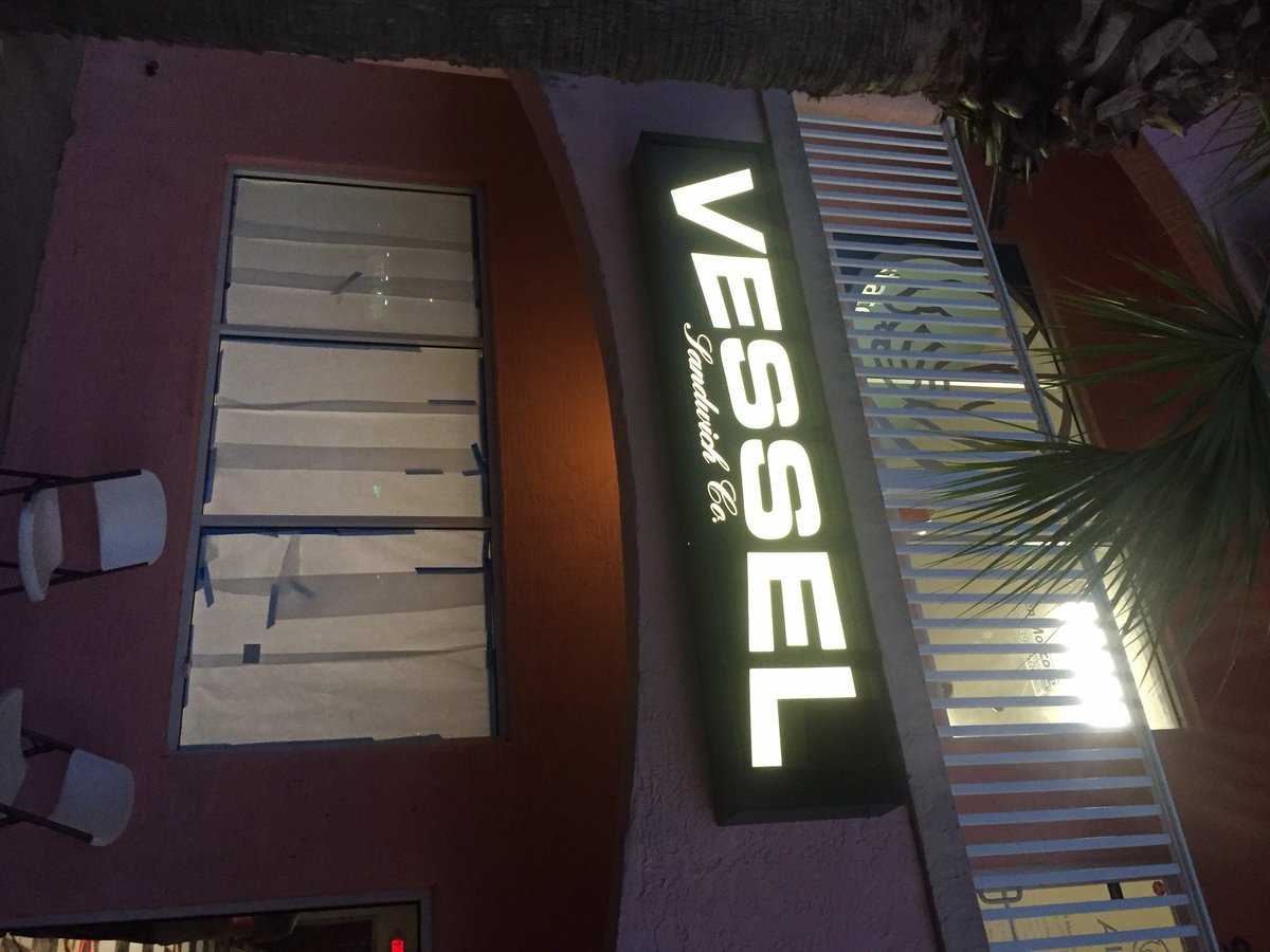 We will have knock your socks off specialty sandwiches located in awesome Flagler Beach. #openingsoon #newsign