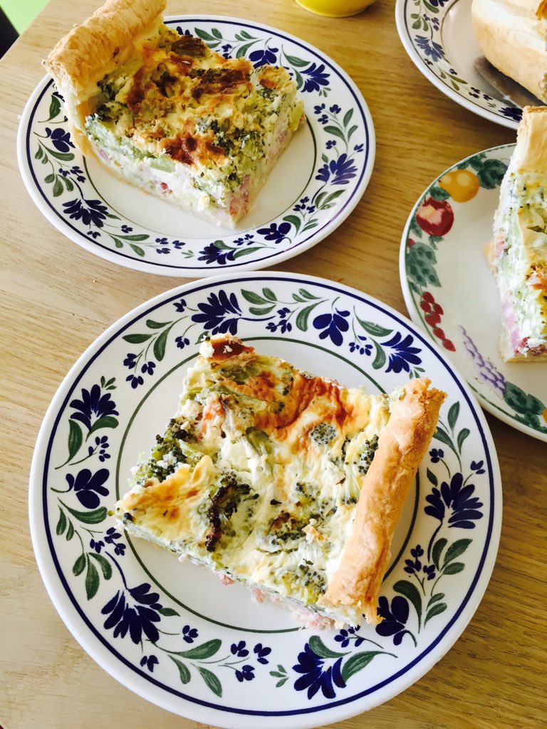 we_are_synergy's tweet photo. The Great Synergy Bake Off continues with @MattLewis___savoury entry... #BrocolliStiltonBaconQuiche #synergybakeoff https://t.co/m64X63ZaU3