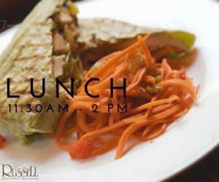 TheRussellCT's tweet photo. We are Open for lunch at 11:30am today. Call ahead (860-727-4014) for take out or dine in. https://t.co/VWxHJ0g47a