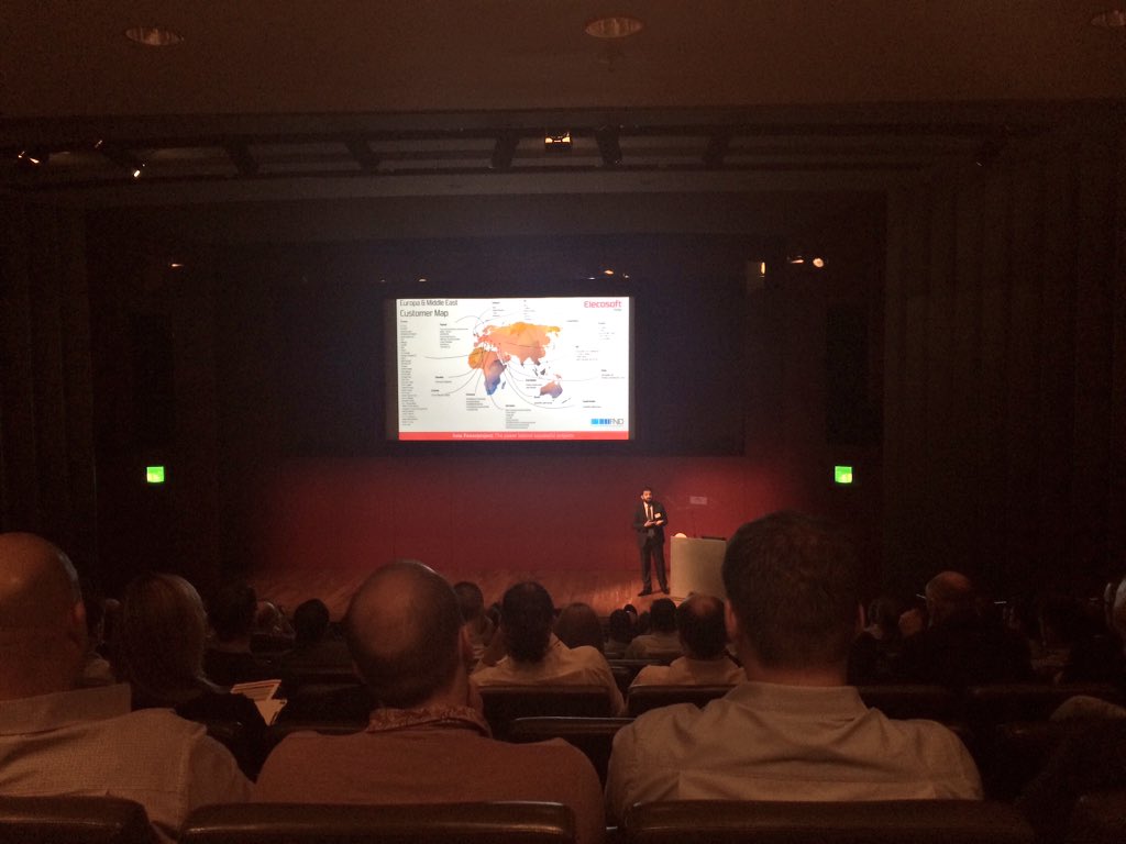 elecosoftpp's tweet photo. Tekin Guvercin @FND_Global giving a talk on Asta Powerproject being used on #megaprojects around the world #4NovNUF https://t.co/2s1tewZ6uM
