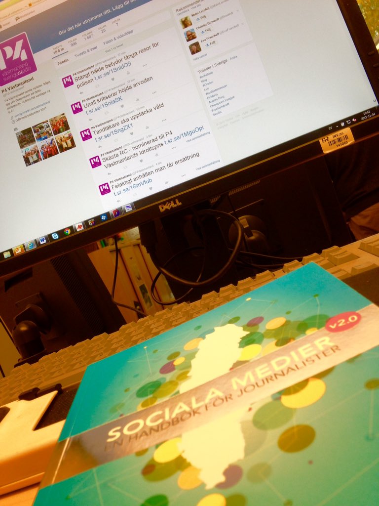 EvaKleppe's tweet photo. Sociala medier-frossa idag på #p4västmanland när #srroadshow är här! @kavoosstockholm https://t.co/YZkB30Jmop