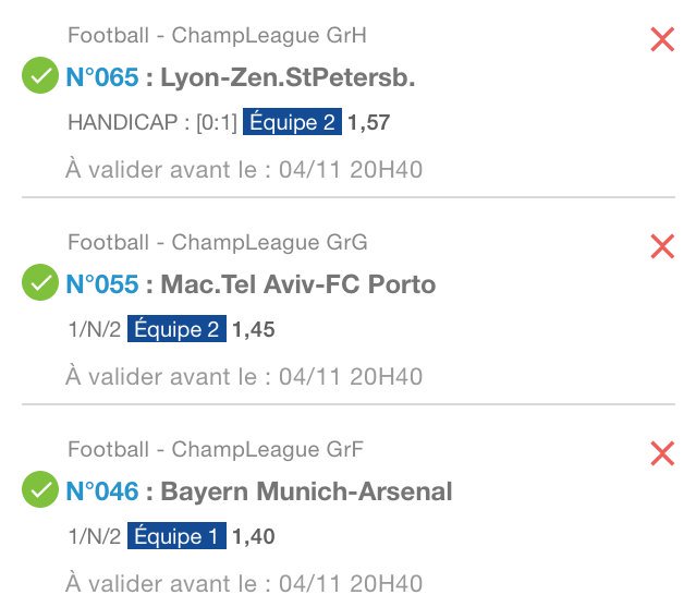 PronoTonight's tweet photo. Combi Étoile 🎇🎆: #MisezCash #ParionsSport #SafeToSafe https://t.co/BVf1Pvb7dZ