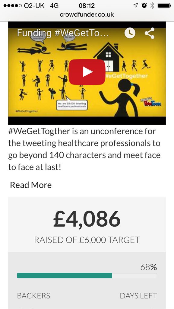 WeNurses's tweet photo. YES - we're still crowdfunding
https://t.co/bS0NDcAKU0
NO - we may not make it!
YES - you can help with an RT please https://t.co/3YaCVh9pir