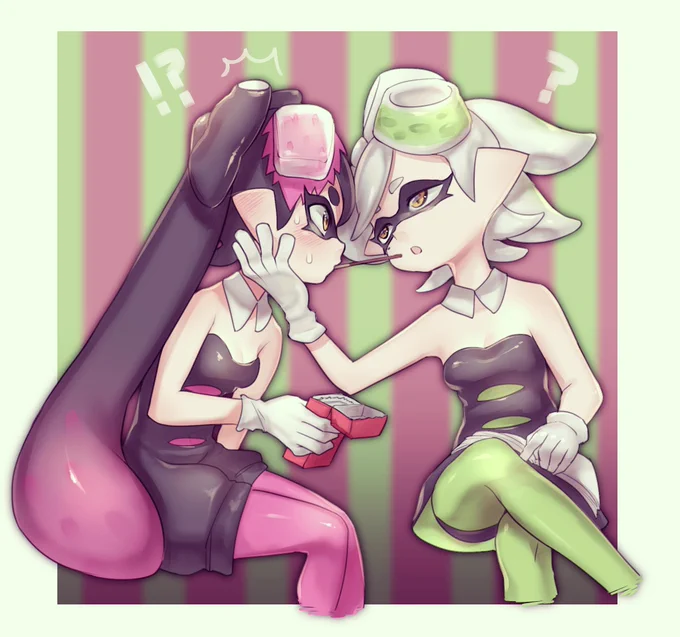 ポッキーの日も近いのでシオカラらくがき
#Splatoon #スプラトゥーン 