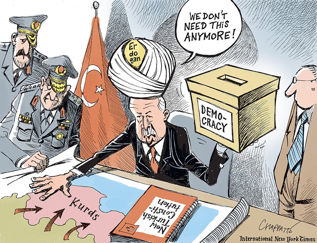 Chappatte Cartoons on Twitter: "#Erdogan #Turkey After the ...