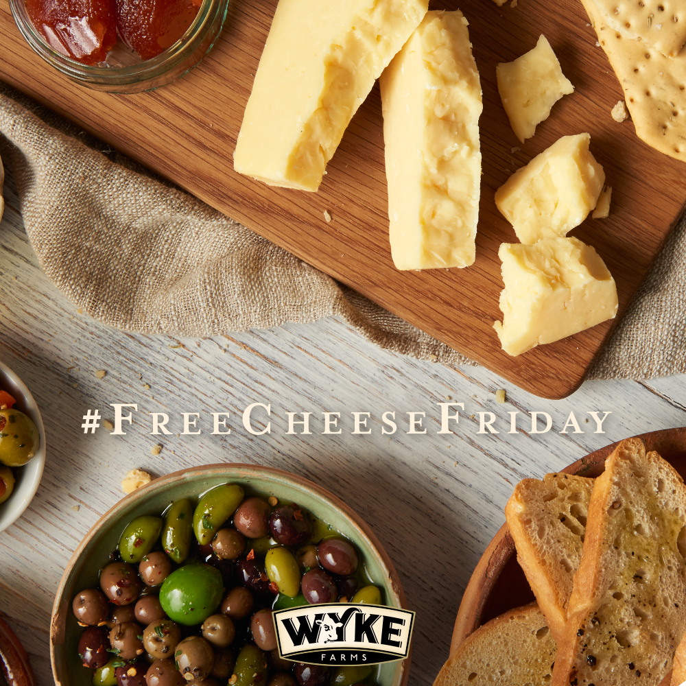 wykefarms's tweet photo. RT&amp;F to #WIN some Cheddar this #FreeCheeseFriday®. 3 winners announced Friday afternoon. https://t.co/gZu0B9NQcS