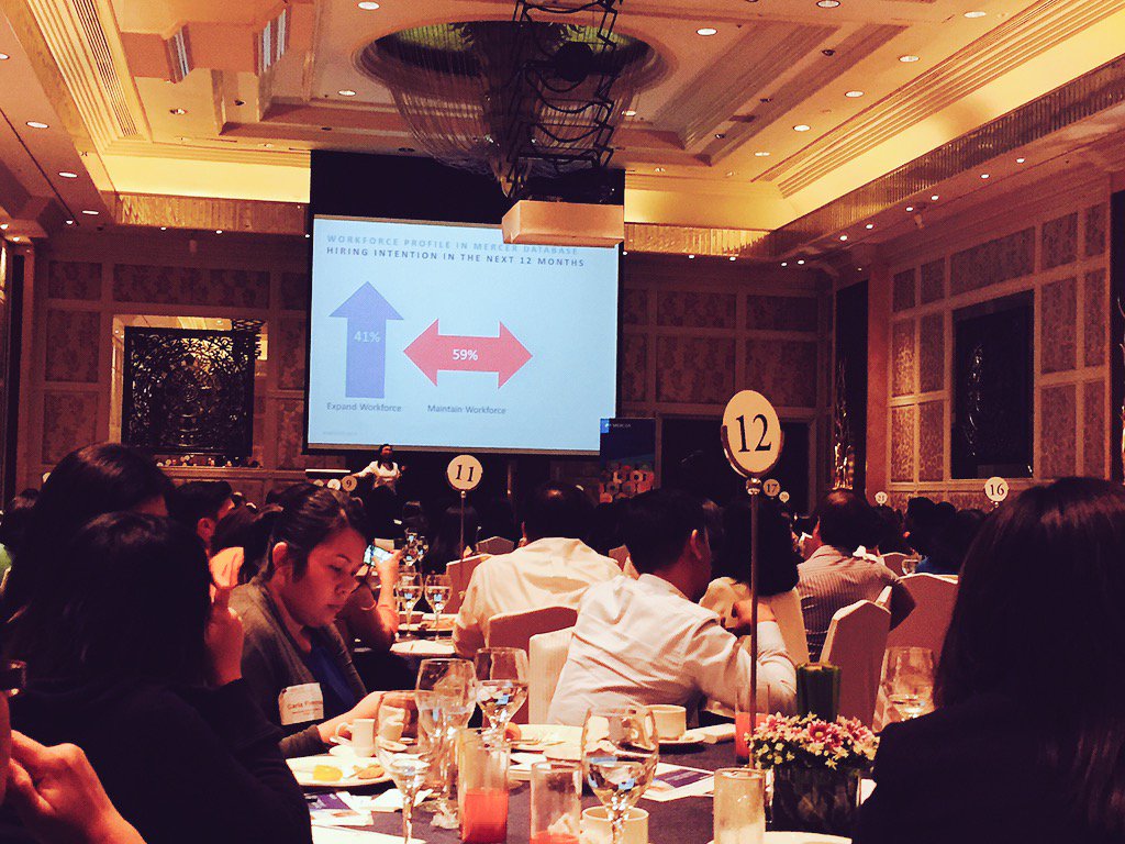 margejourney's tweet photo. Exciting topic on Workforce profile by Flor Molon #MERCERPH2015POST #mercerPH https://t.co/JsoS9YWEet
