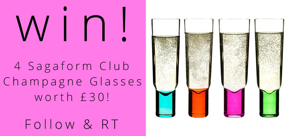 redcandyuk's tweet photo. ★COMPETITION★ #Win a set of 4 of colourful Sagaform Club Champagne Glasses, worth £30! Follow &amp; RT! CLOSES FRIDAY! 💕 https://t.co/1S8UBVwfYd
