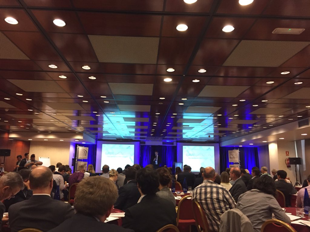 Sarwant's tweet photo. #SCIP2015 biggest gathering of competitive intelligence professionals in Europe. Spooky. https://t.co/hHbuI6rRW7