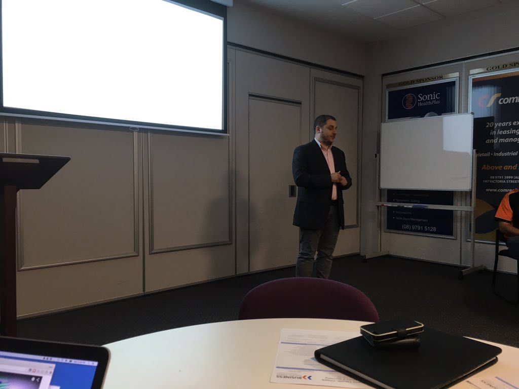 TechTalksWA's tweet photo. Hasan Rayan introduce #Techtalkswa https://t.co/DKNhSiQuxi
