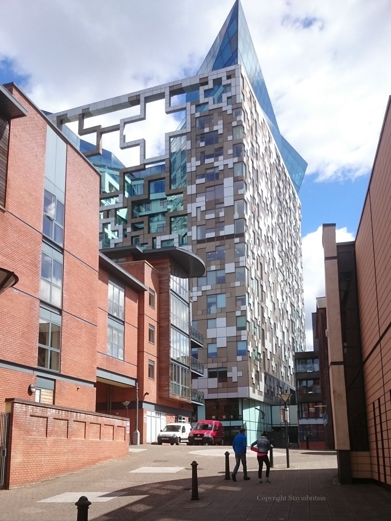 StayInBritain's tweet photo. #TheCube is an iconic building in Birmingham and I think worth seeing 
https://t.co/yUh8aGc1T0 https://t.co/b21SVIDzlp
