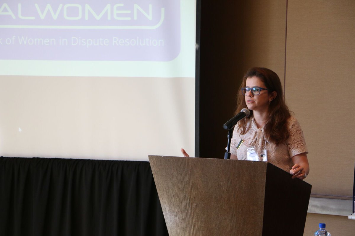 ICC_arbitration's tweet photo. Let's benefit from the synergy between new and older generations, Ana Weber @ArbitralWomen at #ICCMiami Conference https://t.co/WFaTlAg9Yz