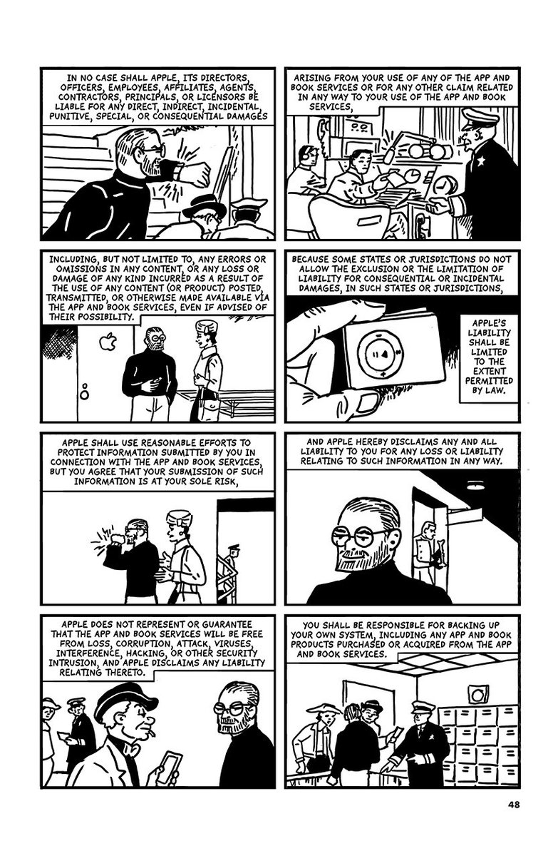 ToSDR's tweet photo. We know you'll LOVE this. The #Apple #iTunes #ToS — the comic book version https://t.co/4W3skCKC8z https://t.co/JRb1DGLv34