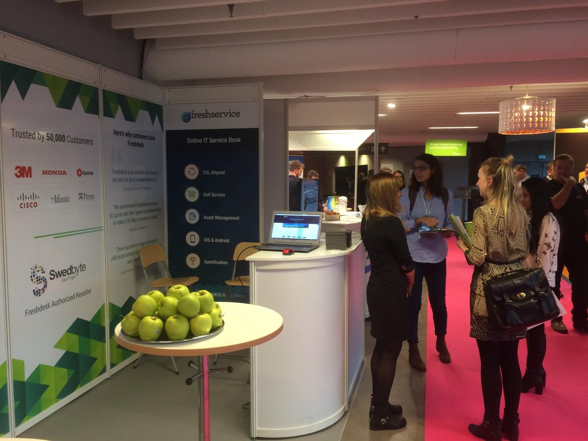 swedbyte's tweet image. Meet @freshdesk at #NES15 and learn more about delivering exceptional customer support!