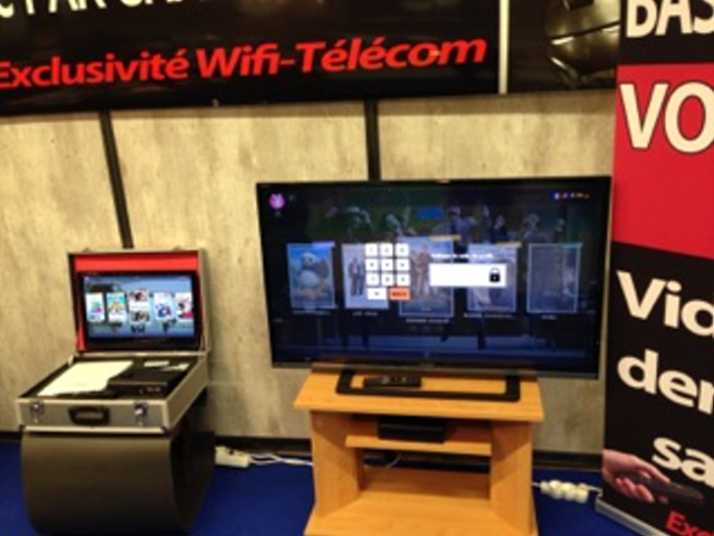 wifi_telecom's tweet photo. Notre solution VoD sans fil est à découvrir sur notre stand n°28 Hall B4 Allée C au @SalonSETT #salonsett #sett2015 https://t.co/82iwikpRuf