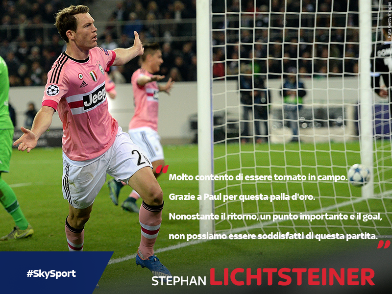 SkySport's tweet photo. .@LichtsteinerSte è tornato in campo alla grande. Felicità ma anche un po’ di rammarico nelle sue parole. #SkySport https://t.co/fk5rVyGgd5