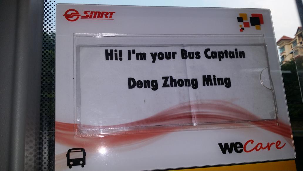 LadyHarini's tweet photo. @SMRT_Singapore #awesome service #extravalueaddwithasmile...Singapore needs more Deng Zhong Mings https://t.co/vWFj8jvC33