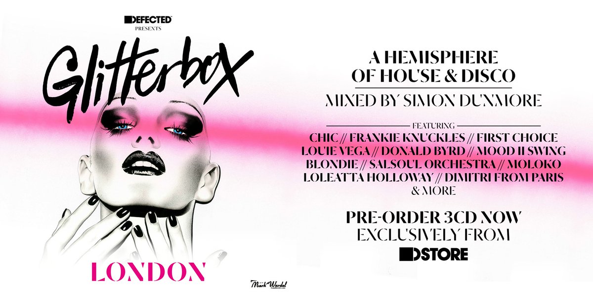 DefectedRecords's tweet photo. Feat. @DimitriParis @nuyoricansoul + more, @glitterboxibiza London is available to pre-order https://t.co/22T3I6QvQH https://t.co/zEBfCBwCLW