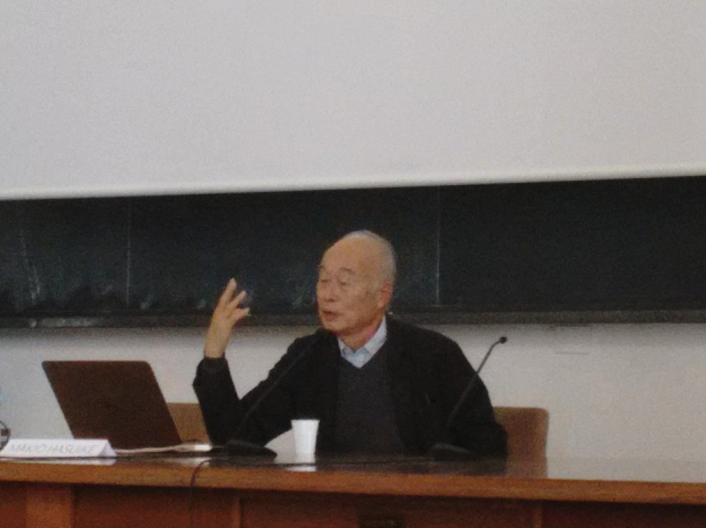 carlofranzato's tweet image. #MakioHasuike sulle scale del progetto at 1° #DesignUniboForum &amp;gt; #DesignDrivenInnovation in BtoB firms