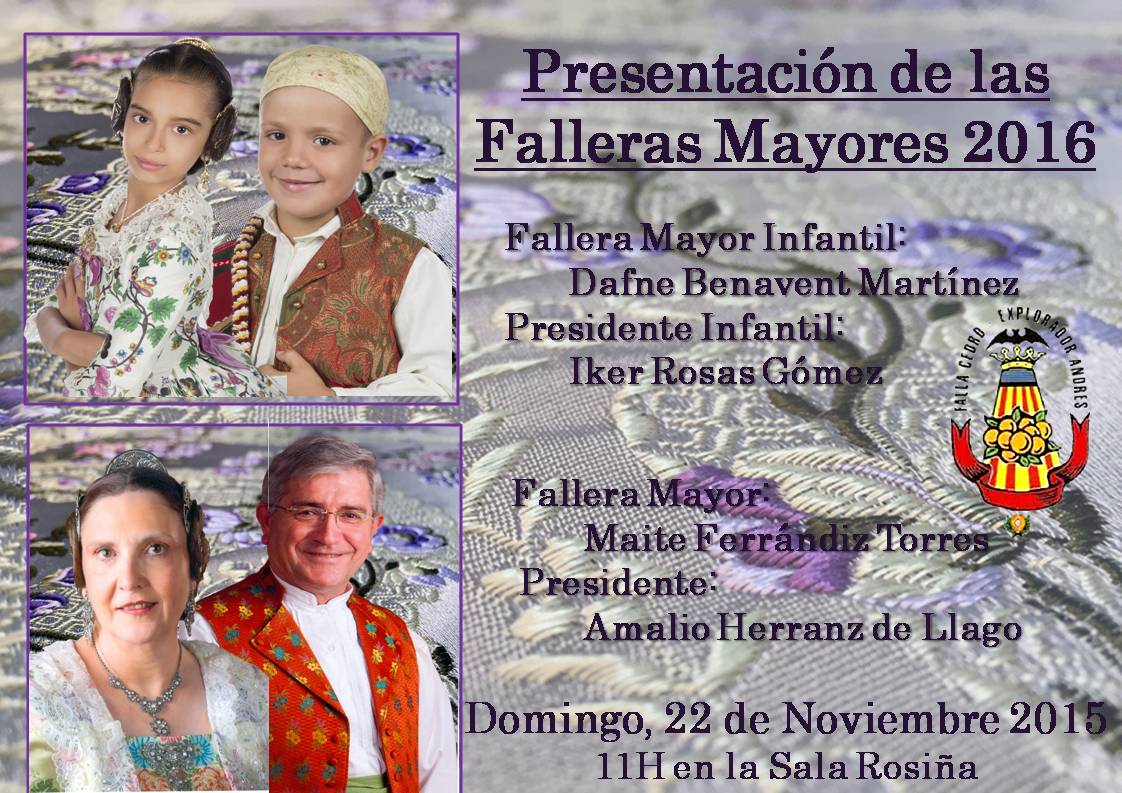 FallaCedro's tweet image. Presentación de FFMM 2016
#Perfiarriba #Fallacedro #Presentacion16Cedro # CedroMola #Somni2016
17.30 Fin de Fiesta