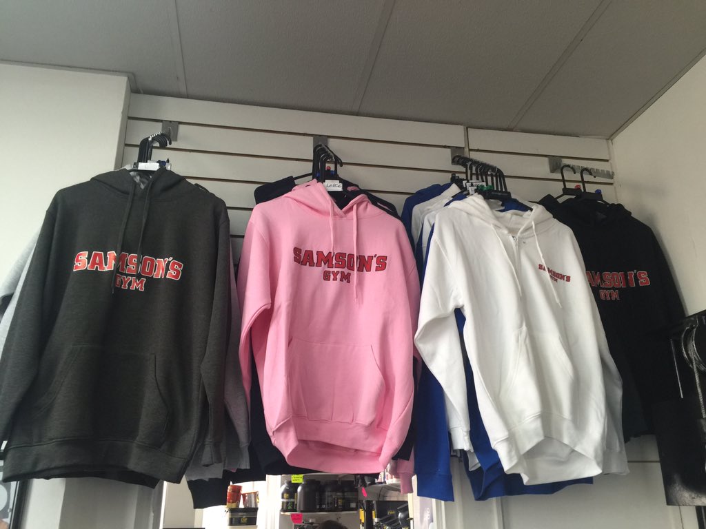 New stock of t shirts and hoodies now in stock! Pop into the gym to get yours or they are also available online!
