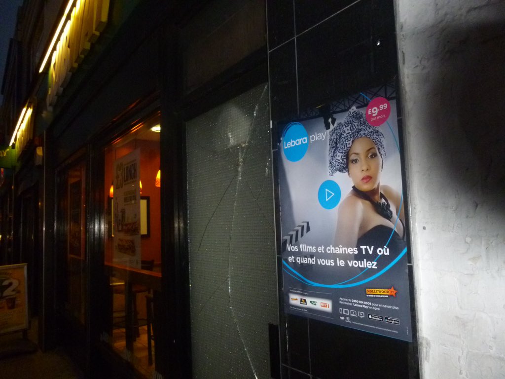 Jamesholland's tweet photo. Hey @lebara - stop breaking the law and flyposting all over #cricklewood @NW2_RA you're making the place look untidy https://t.co/oFaTxLnGth