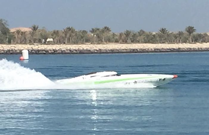 bernicoracing's tweet photo. And we're out for practice! #Bernico #bernicoracing #V1 #newstarracing #powerboatracing #H2Oracing #C1V1 #abudhabi https://t.co/3iNOmJ1Hh6