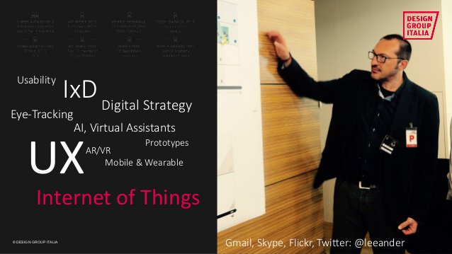 franciungaro's tweet image. .@DigitalicMag #DigiIoT il ruolo del #design è un processo ricco di umanità - una sfida cognitiva tra noi e i device
