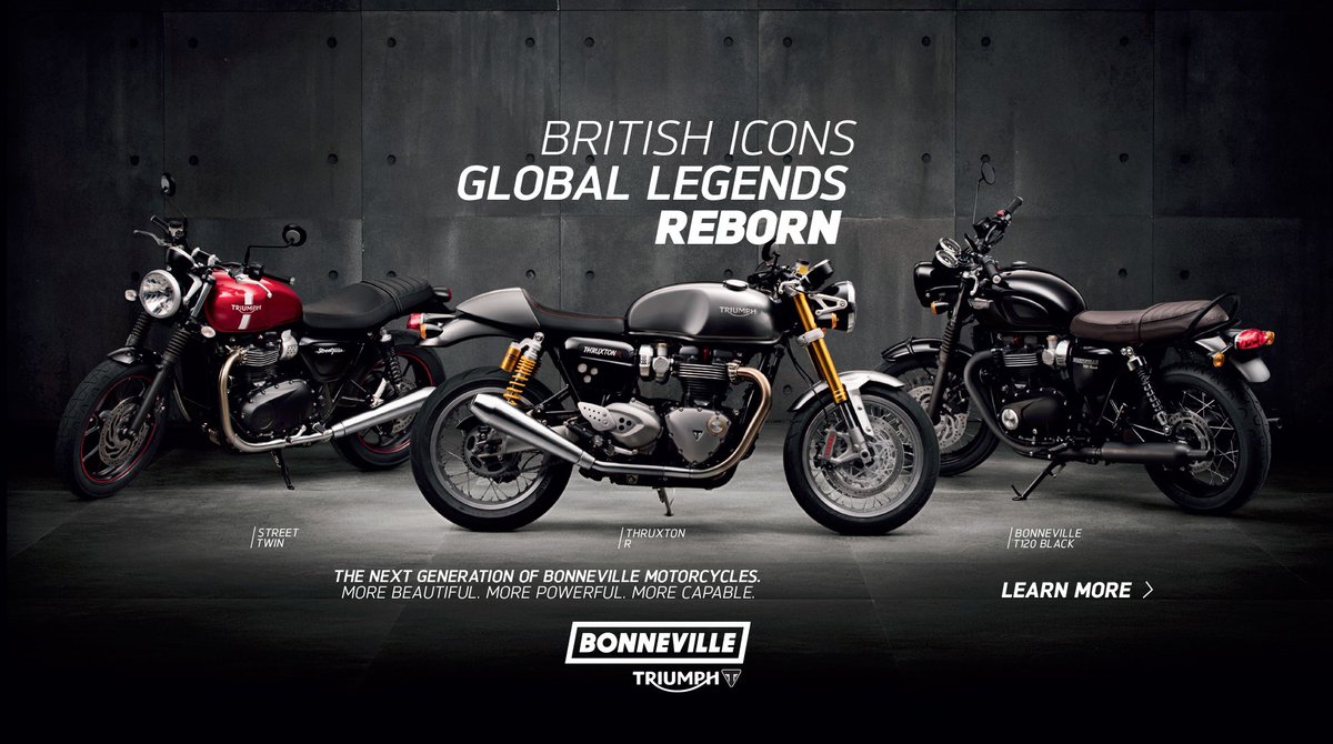 3XMotorcycles's tweet photo. The next generation of Bonneville motorcycles.
More beautiful, more powerful, more capable.
https://t.co/MCOMbiUwId https://t.co/rbc5uSYs0C