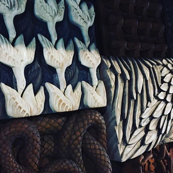 katharinepooley's tweet photo. Another image from the new @cravtoriginal showroom in Amsterdam - beautiful bespoke hand-carving #cravt #amsterdam https://t.co/WzhMX2zj2T