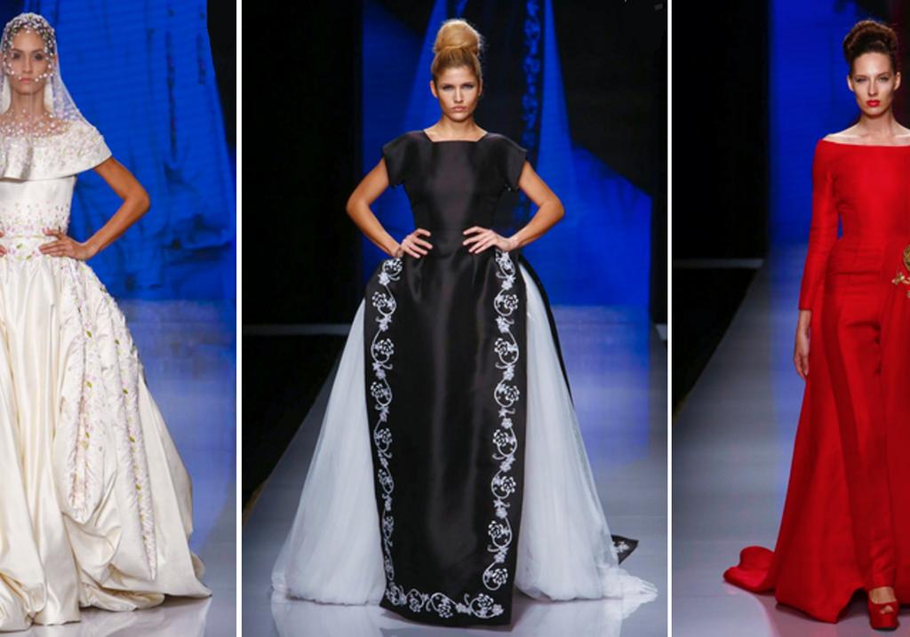 DubaiFashionWk's tweet photo. Tiiya by Alanoud Alattiya dresses the #ArabFashionWeek's catwalk the elegance of Royalty. #HuaweiAFW #AFWSS16 https://t.co/6vrflmmnbF