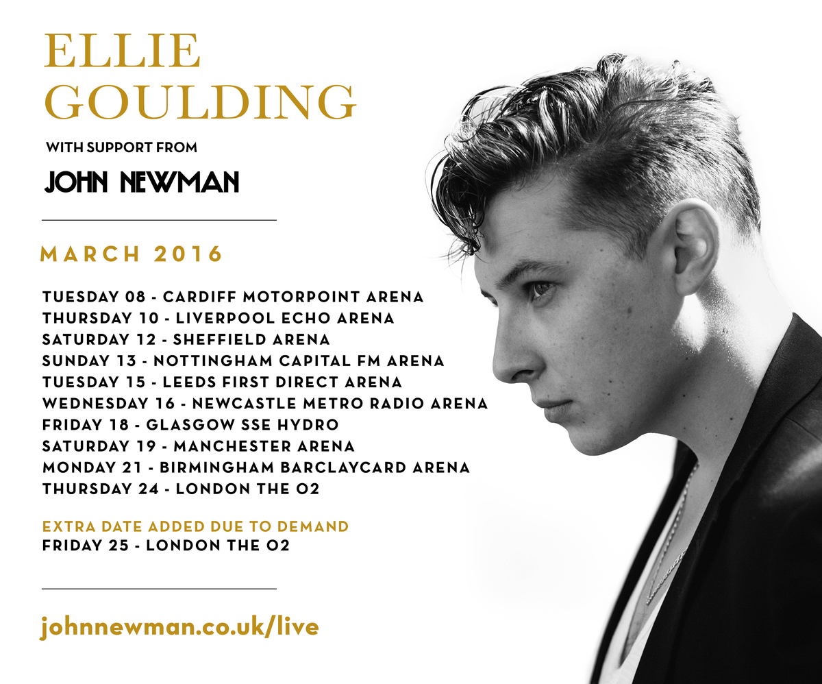 JohnNewmanMusic's tweet photo. Catch me on tour next year supporting the lovely @elliegoulding. Tickets are here: https://t.co/SakDW4Y29F https://t.co/jvXucxnZjJ